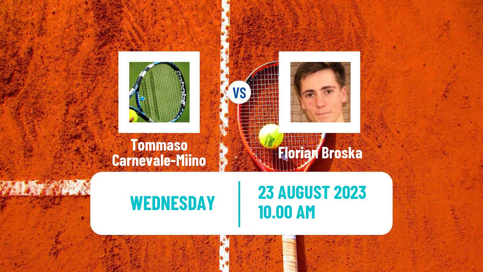 Tennis ITF M15 Trier Men Tommaso Carnevale-Miino - Florian Broska