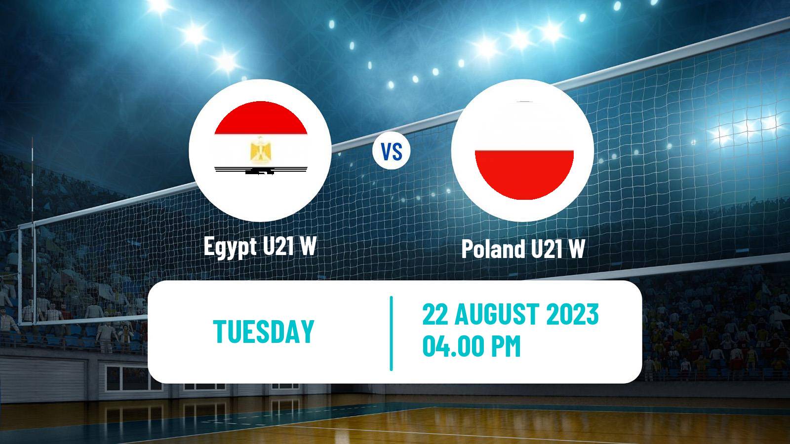Volleyball World Championship U21 Volleyball Women Egypt U21 W - Poland U21 W