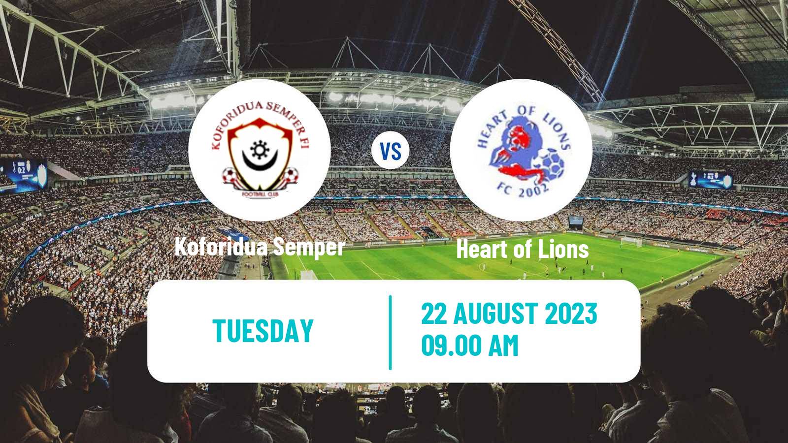 Soccer Club Friendly Koforidua Semper - Heart of Lions