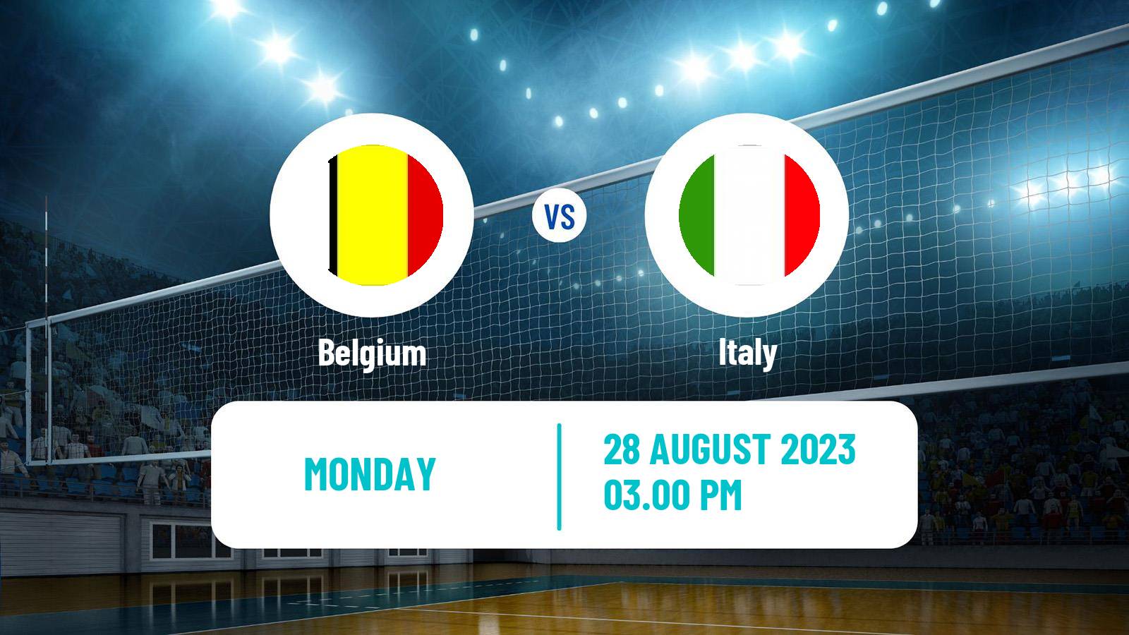 Volleyball European Championships Volleyball Belgium - Italy