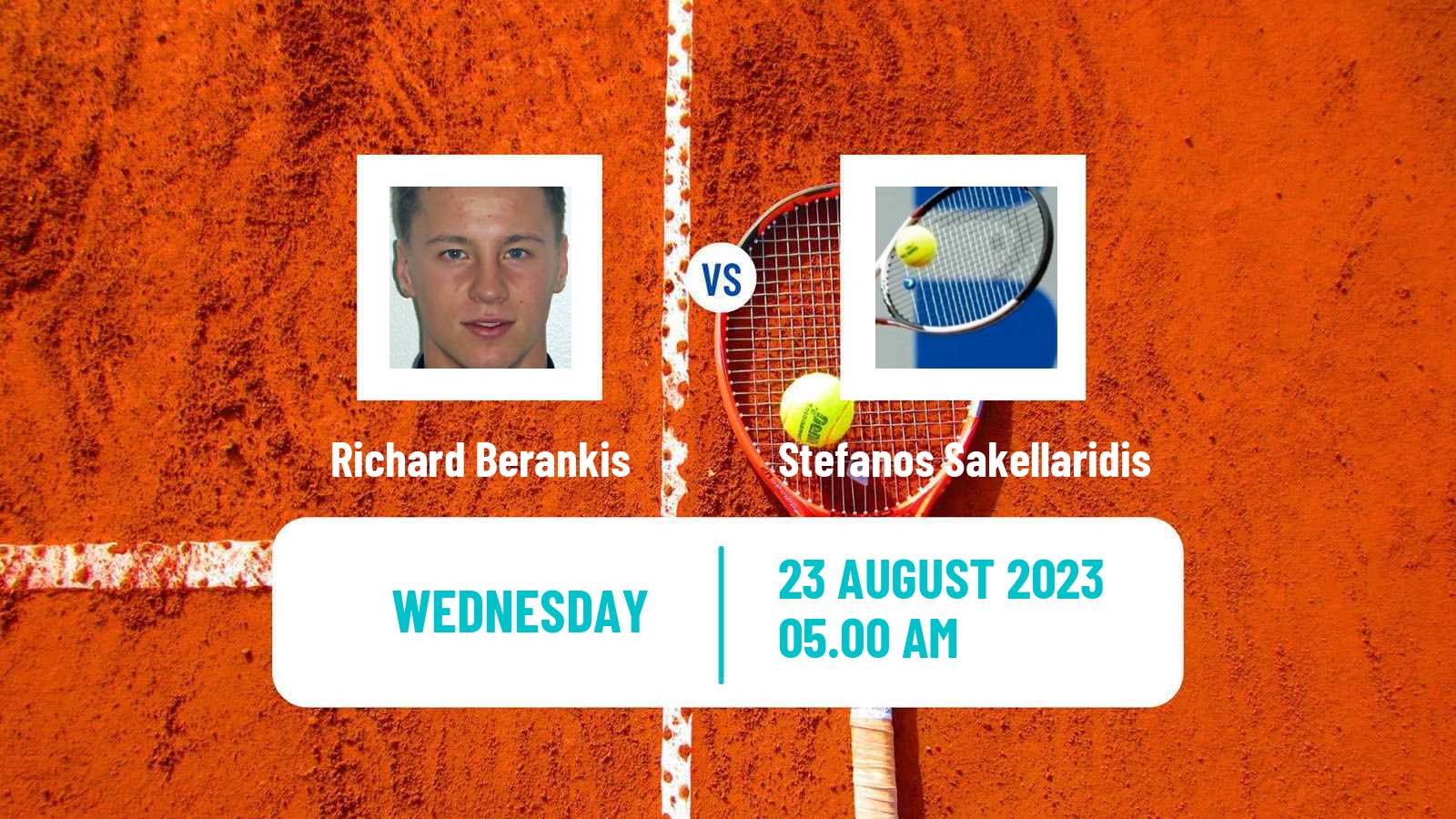 Tennis Zhuhai Challenger Men Richard Berankis - Stefanos Sakellaridis