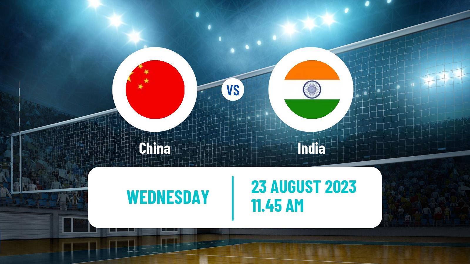 Volleyball Asian Championship Volleyball China - India