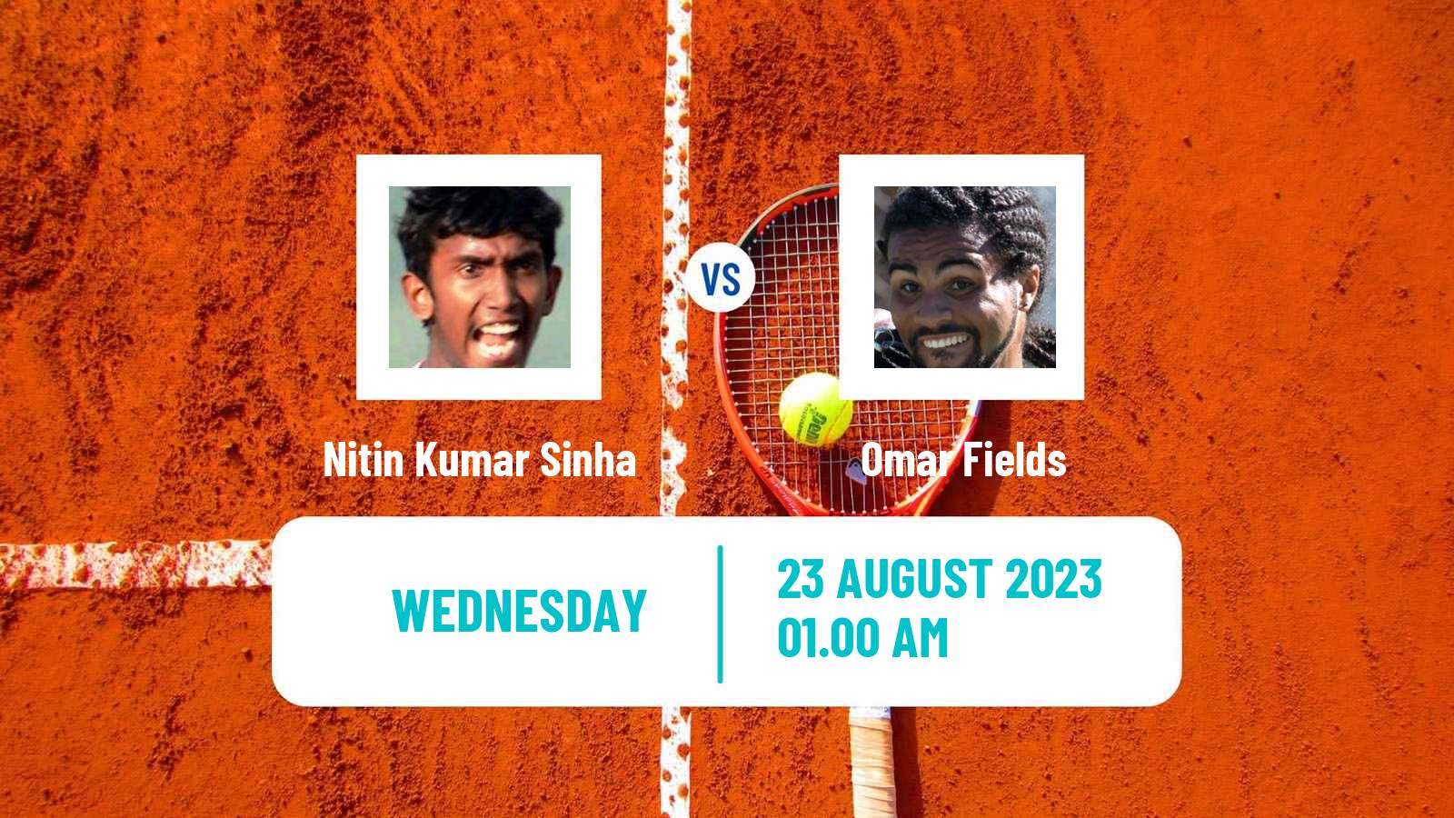 Tennis ITF M15 Nakhon Si Thammarat 6 Men Nitin Kumar Sinha - Omar Fields