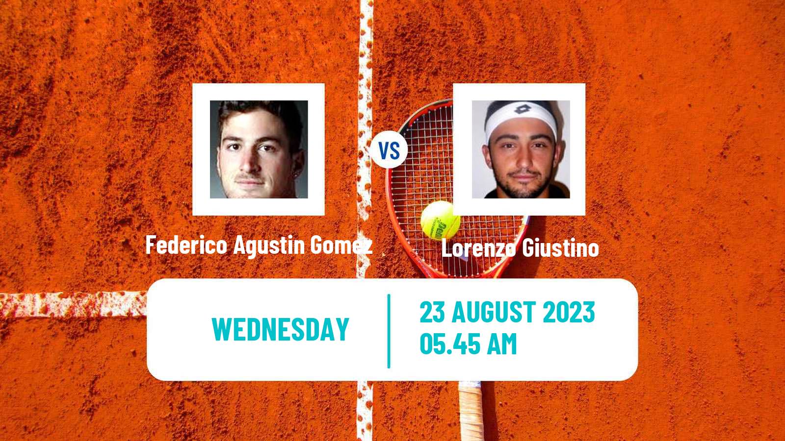 Tennis Prague 3 Challenger Men Federico Agustin Gomez - Lorenzo Giustino