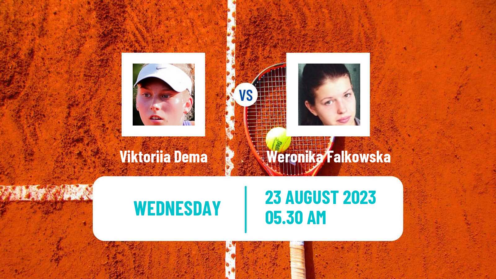 Tennis ITF W25 Bydgoszcz Women Viktoriia Dema - Weronika Falkowska