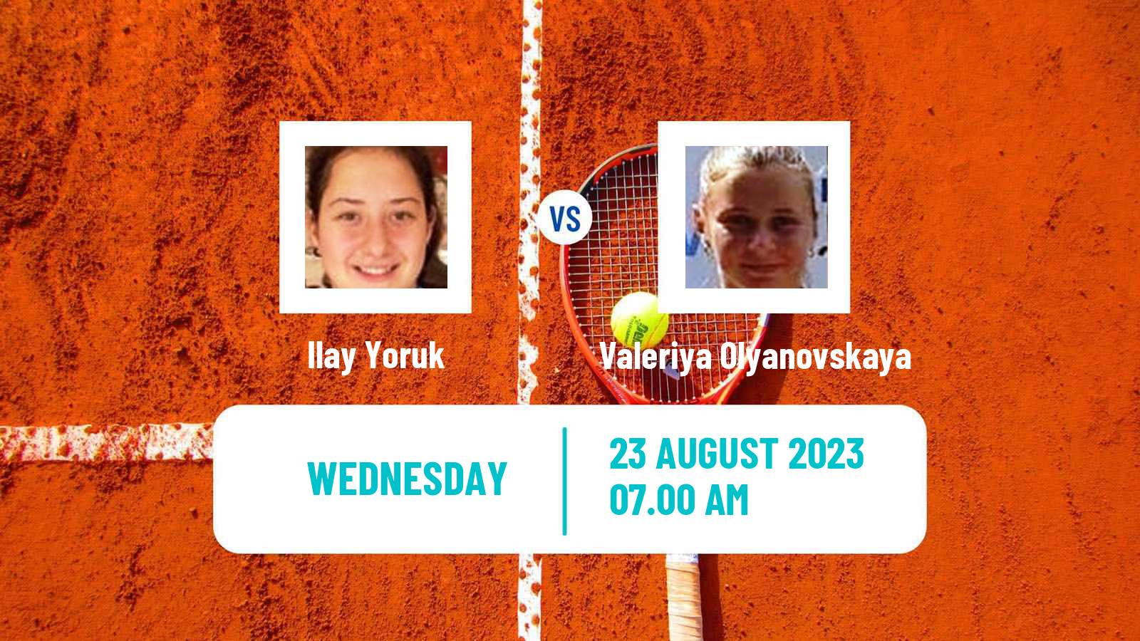 Tennis ITF W25 Bydgoszcz Women Ilay Yoruk - Valeriya Olyanovskaya