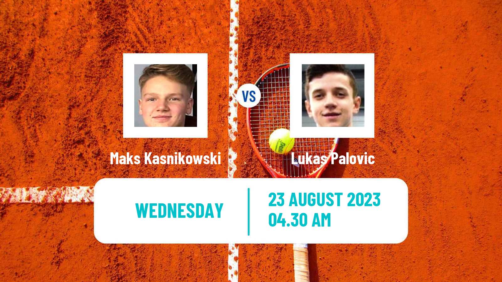 Tennis ITF M25 Poznan Men Maks Kasnikowski - Lukas Palovic