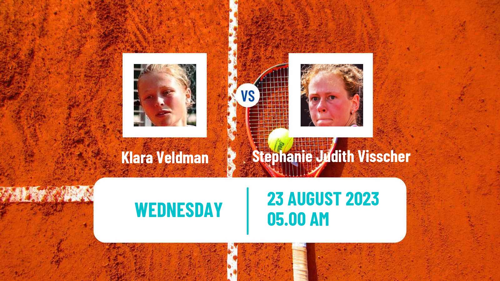 Tennis ITF W15 Wanfercee Baulet Women Klara Veldman - Stephanie Judith Visscher