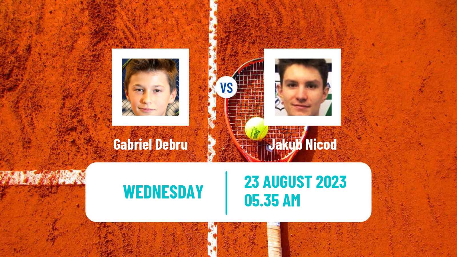 Tennis Prague 3 Challenger Men Gabriel Debru - Jakub Nicod