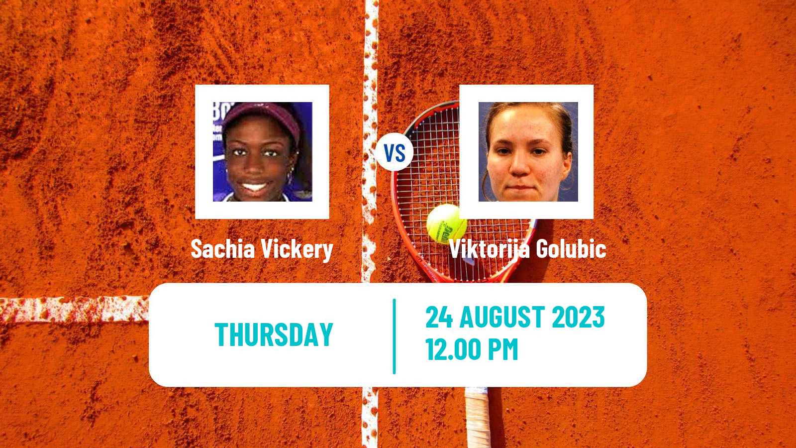 Tennis WTA US Open Sachia Vickery - Viktorija Golubic