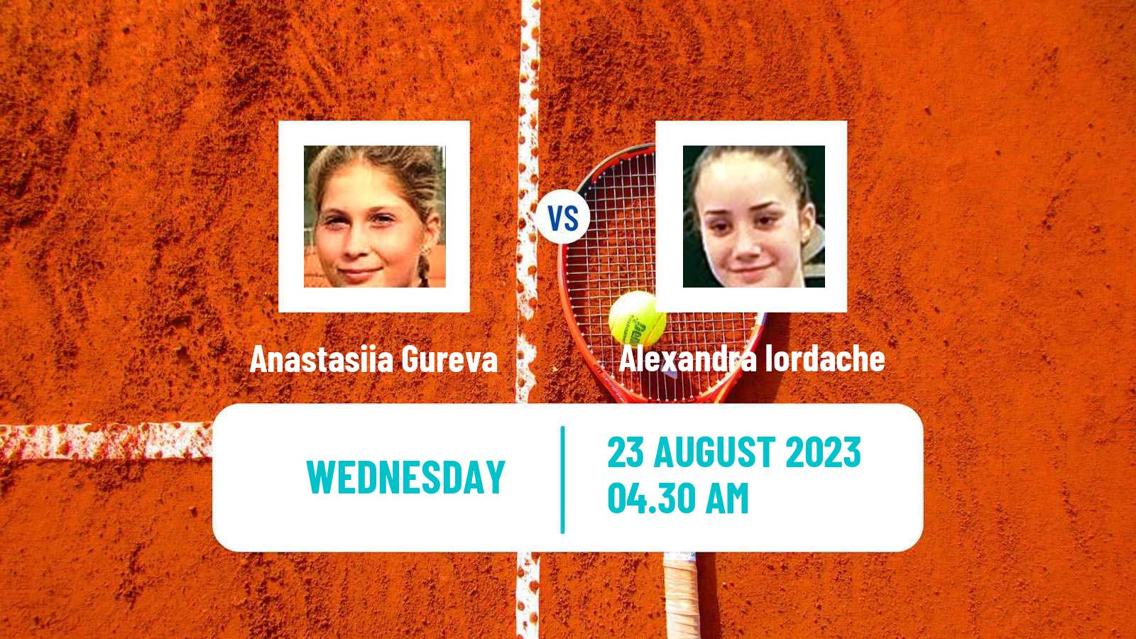 Tennis ITF W15 Monastir 29 Women Anastasiia Gureva - Alexandra Iordache