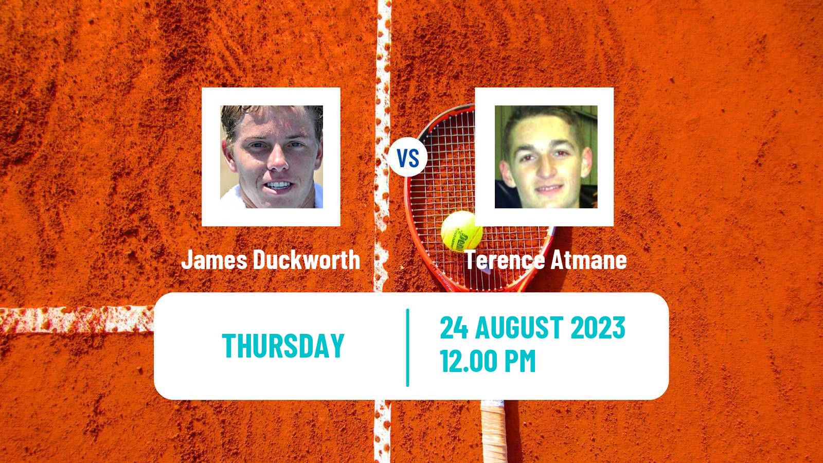 Tennis ATP US Open James Duckworth - Terence Atmane