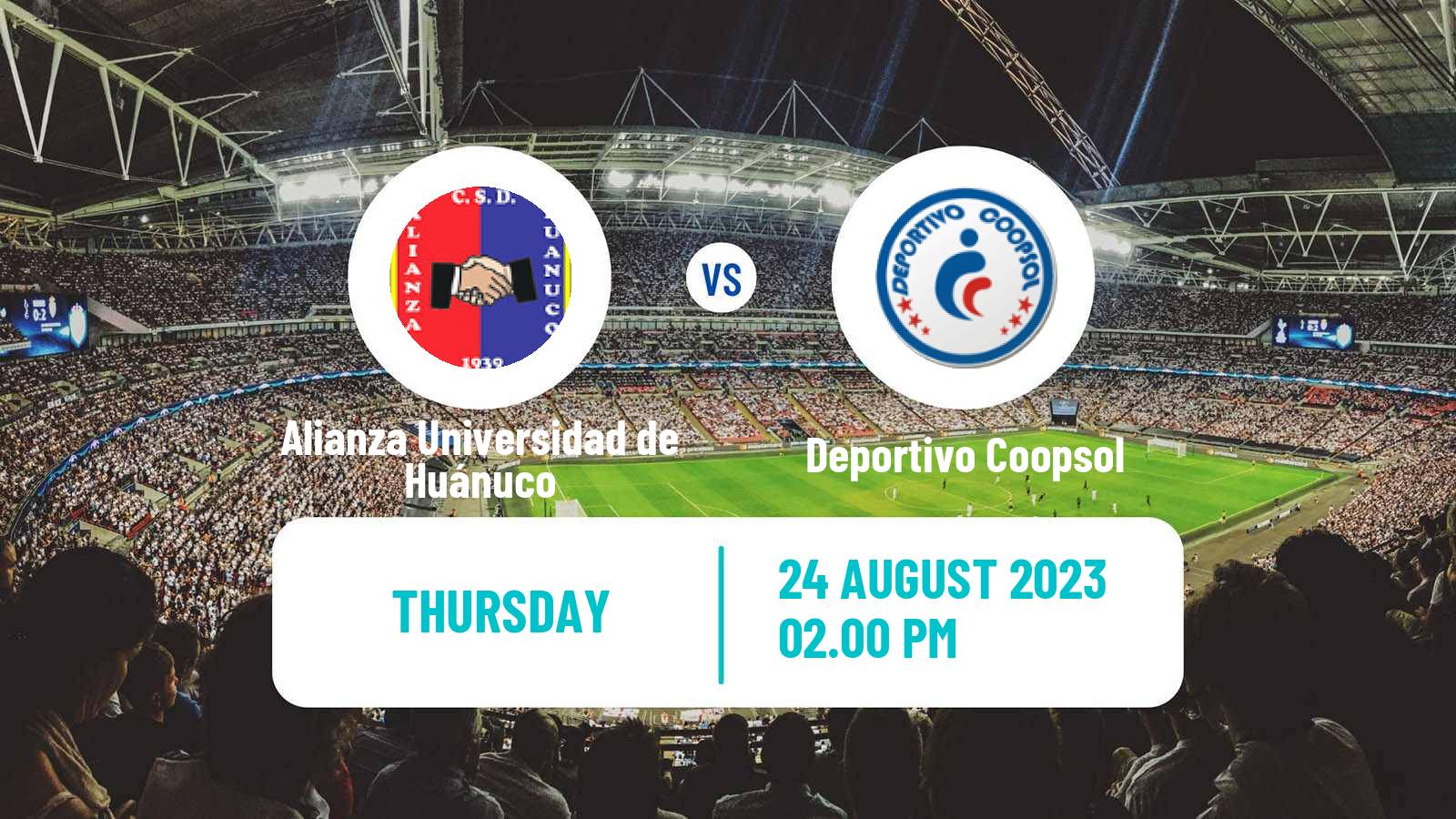 Soccer Peruvian Liga 2 Alianza Universidad de Huánuco - Deportivo Coopsol