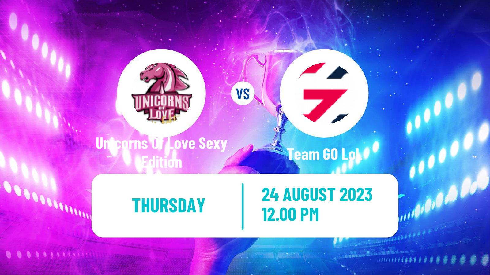 Esports League Of Legends Emea Masters Unicorns Of Love Sexy Edition - Team GO