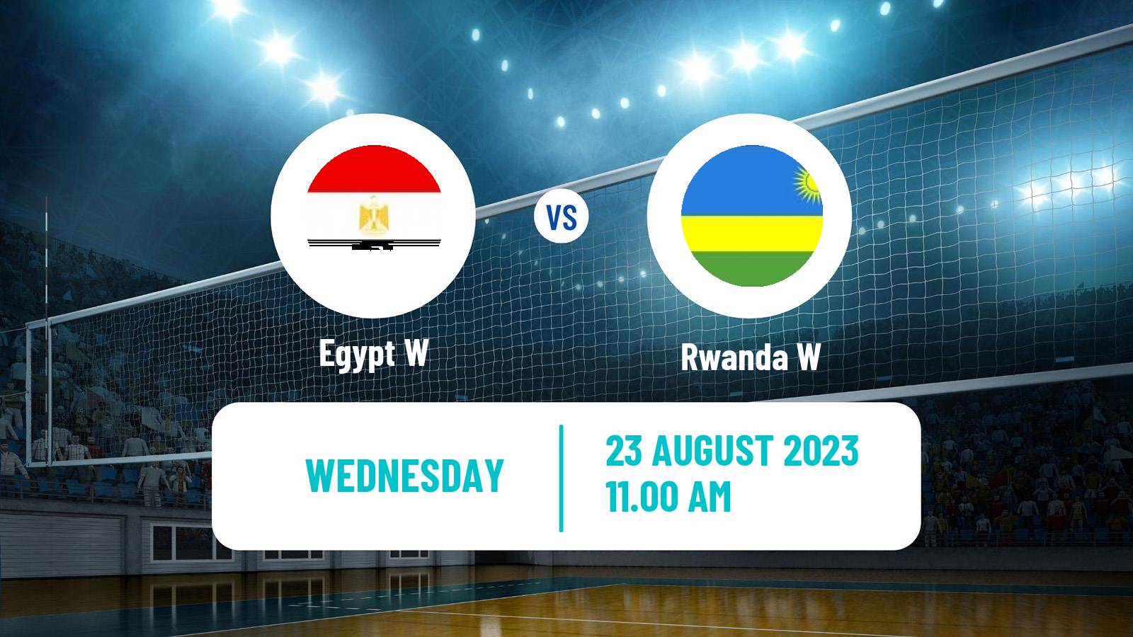 Volleyball African Championship Volleyball Women Egypt W - Rwanda W