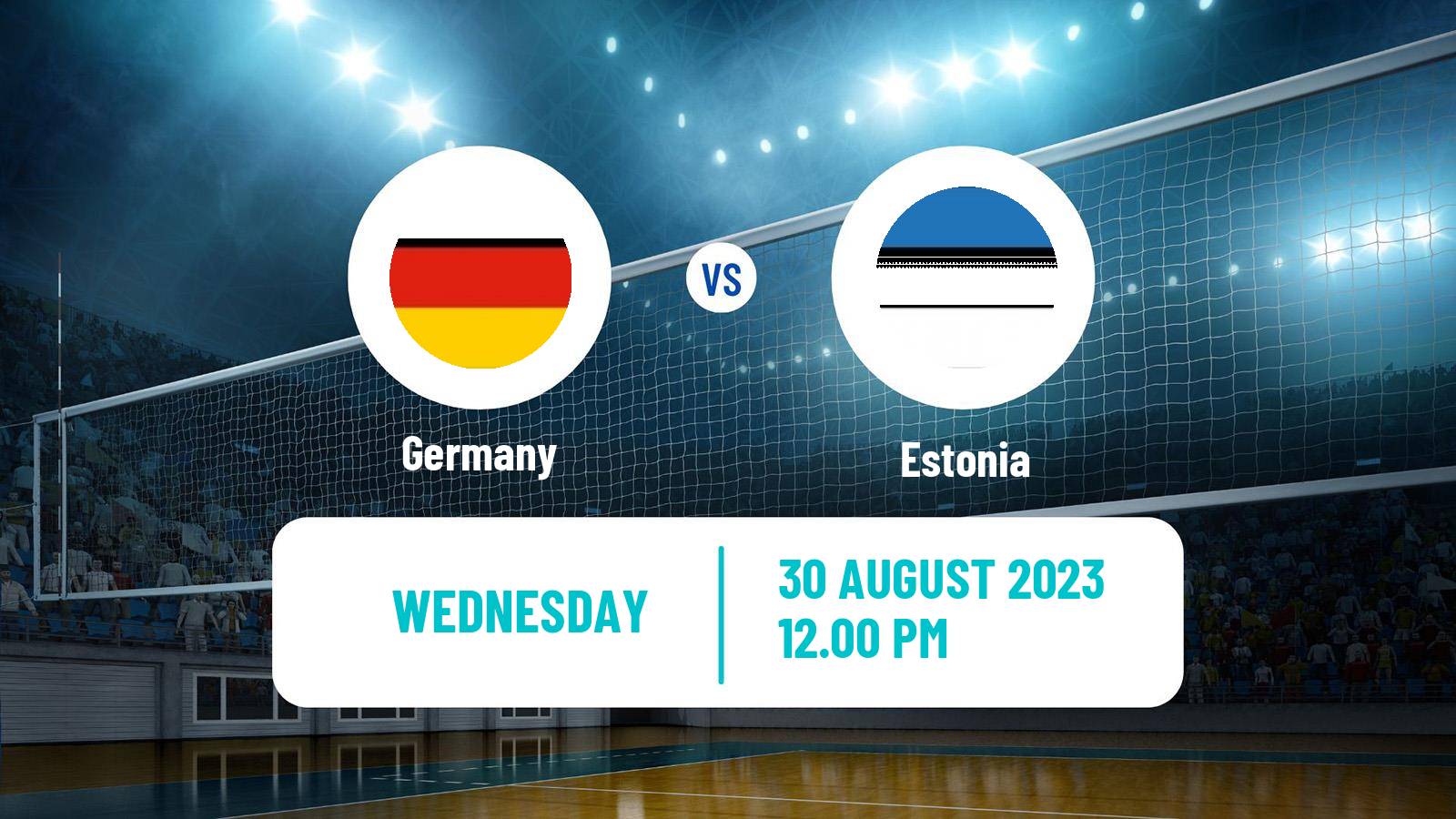 Volleyball European Championships Volleyball Germany - Estonia