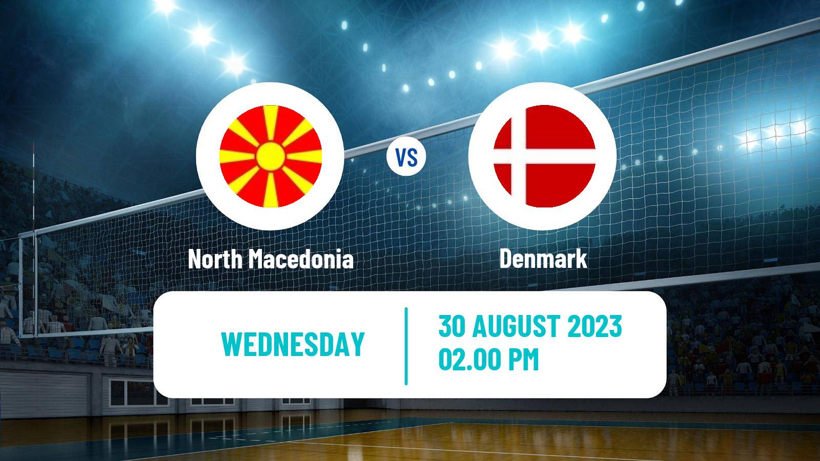 Volleyball European Championships Volleyball North Macedonia - Denmark