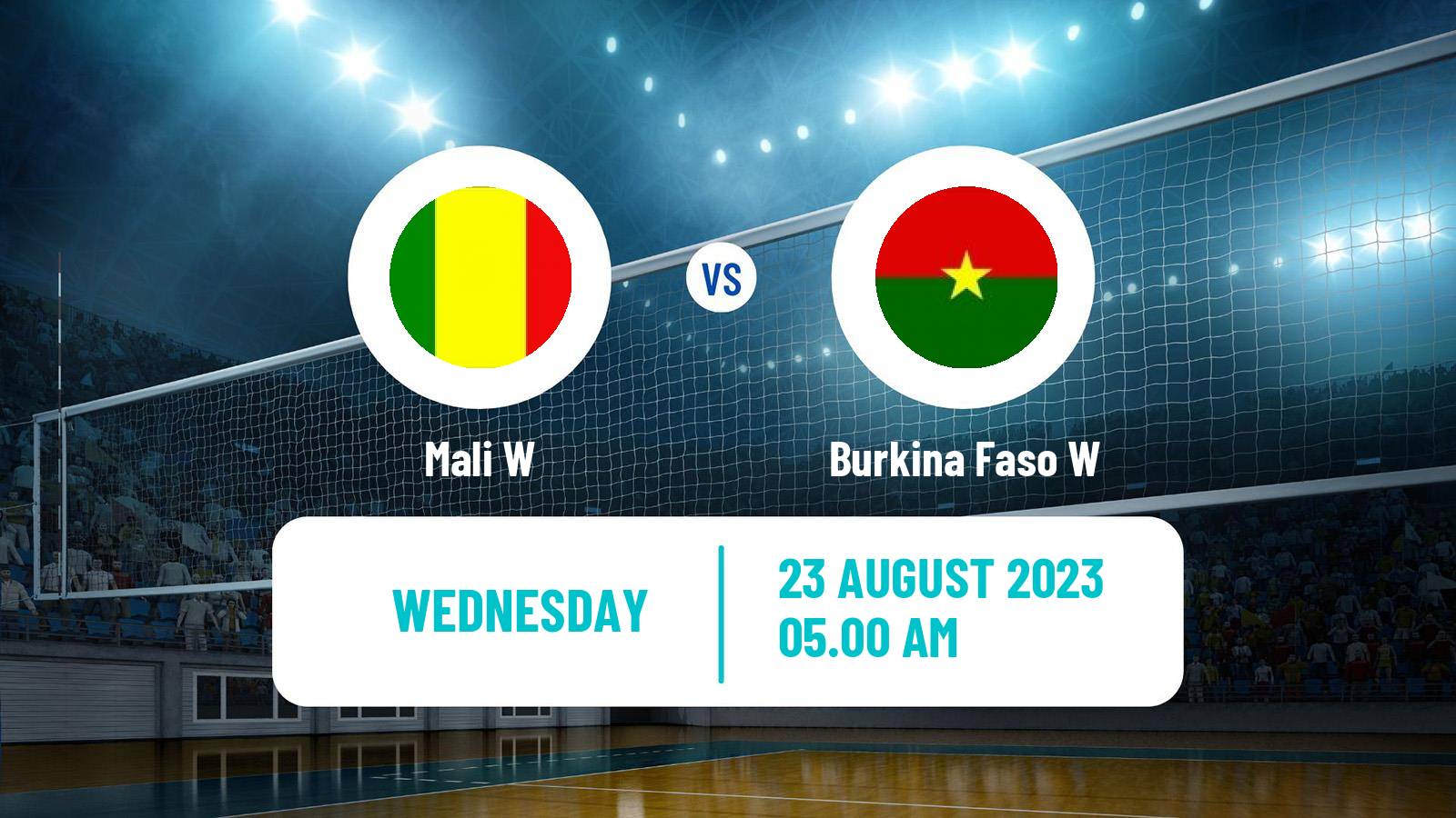 Volleyball African Championship Volleyball Women Mali W - Burkina Faso W