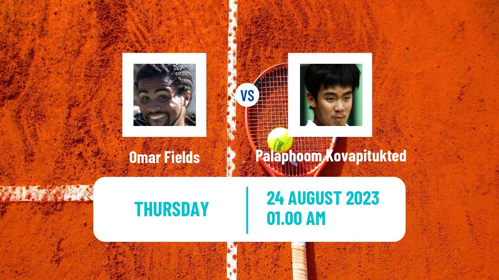 Tennis ITF M15 Nakhon Si Thammarat 6 Men Omar Fields - Palaphoom Kovapitukted