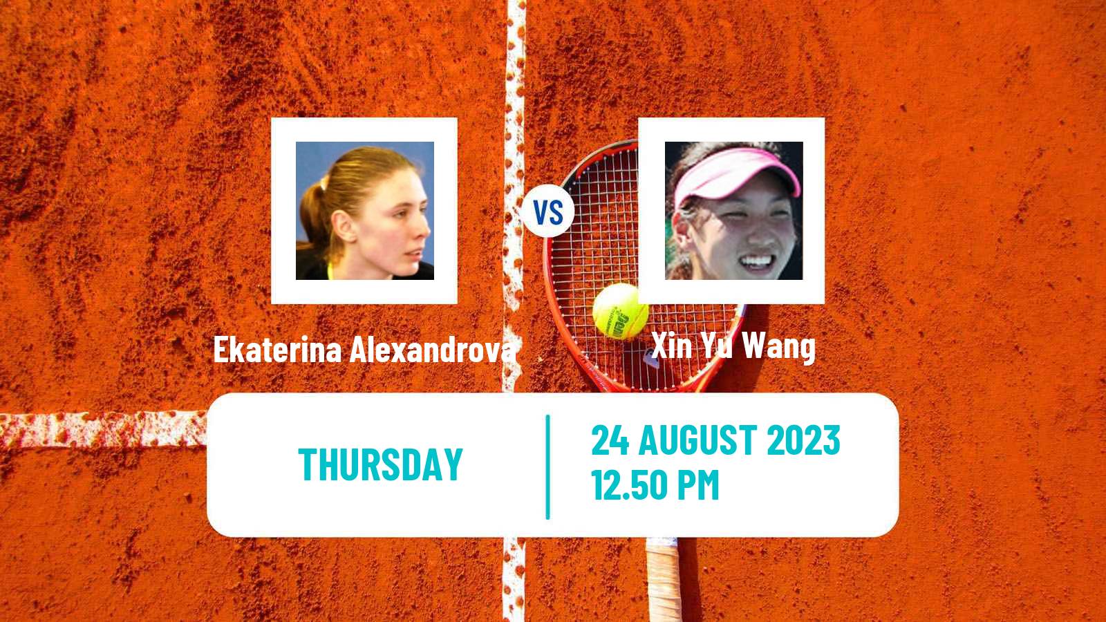 Tennis WTA Cleveland Ekaterina Alexandrova - Xin Yu Wang
