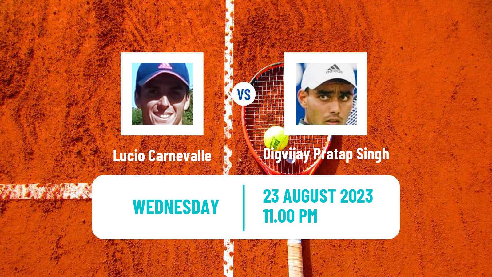 Tennis ITF M25 Tainan 2 Men Lucio Carnevalle - Digvijay Pratap Singh