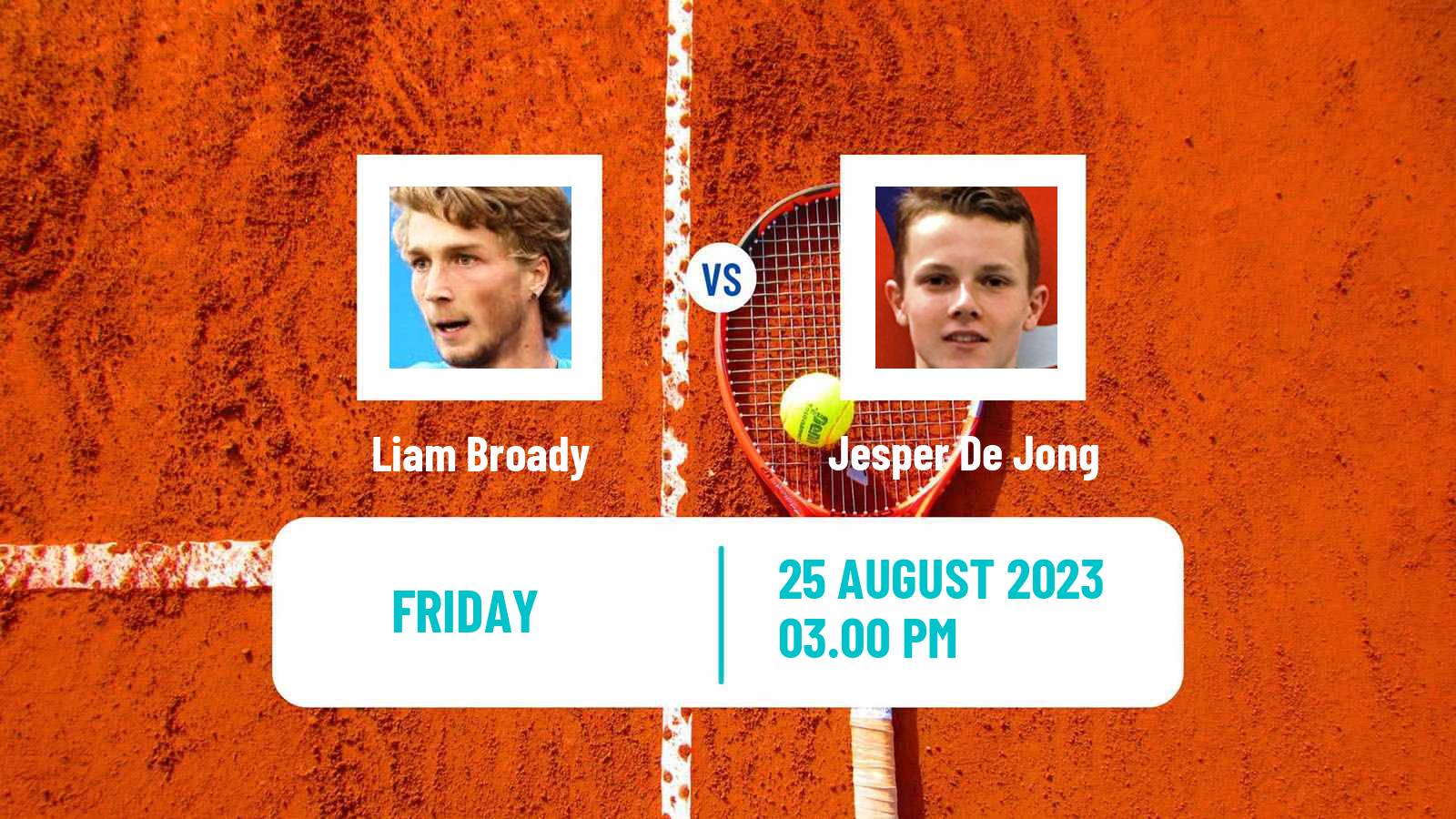 Tennis ATP US Open Liam Broady - Jesper De Jong