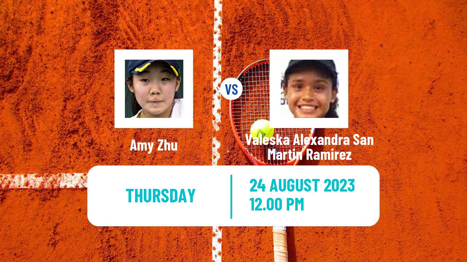 Tennis ITF W15 Lima Women Amy Zhu - Valeska Alexandra San Martin Ramirez