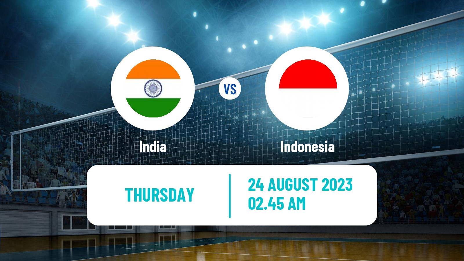 Volleyball Asian Championship Volleyball India - Indonesia