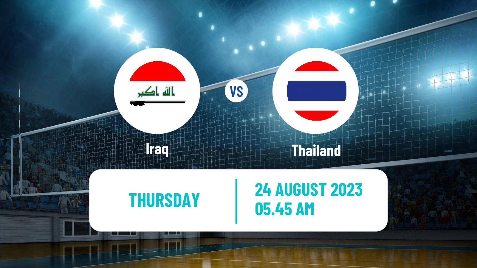 Volleyball Asian Championship Volleyball Iraq - Thailand