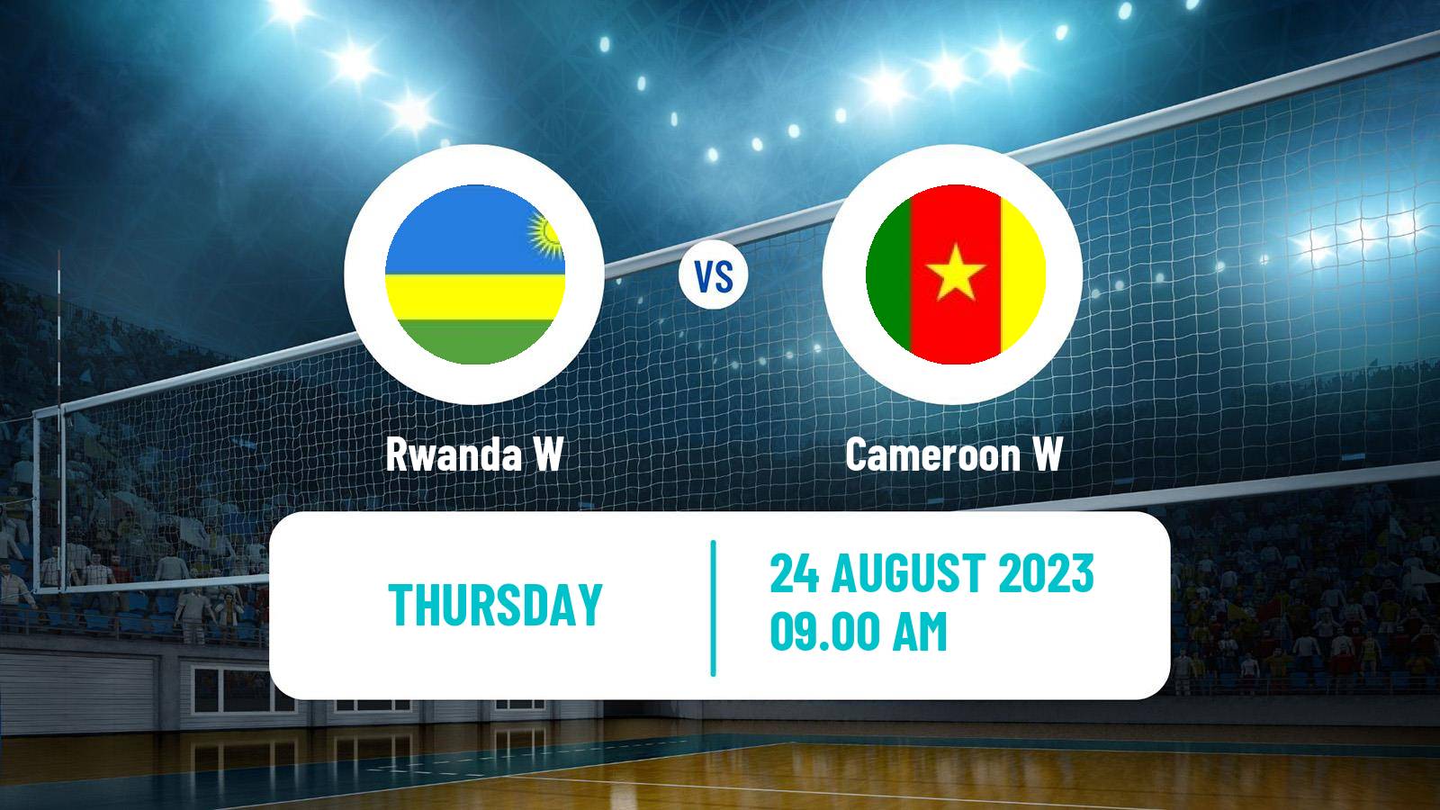Volleyball African Championship Volleyball Women Rwanda W - Cameroon W