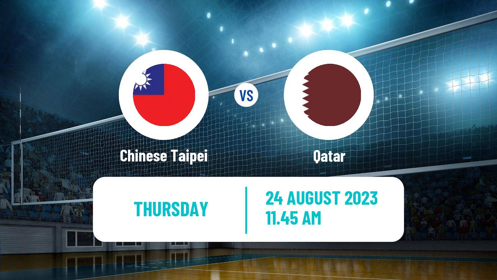 Volleyball Asian Championship Volleyball Chinese Taipei - Qatar