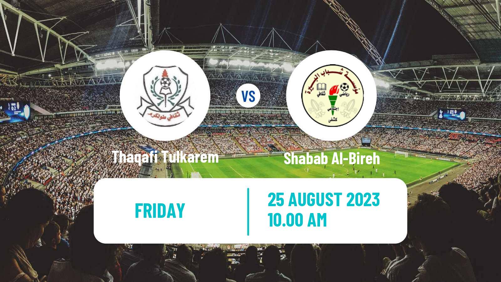 Soccer Palestinian Premier League Thaqafi Tulkarem - Shabab Al-Bireh