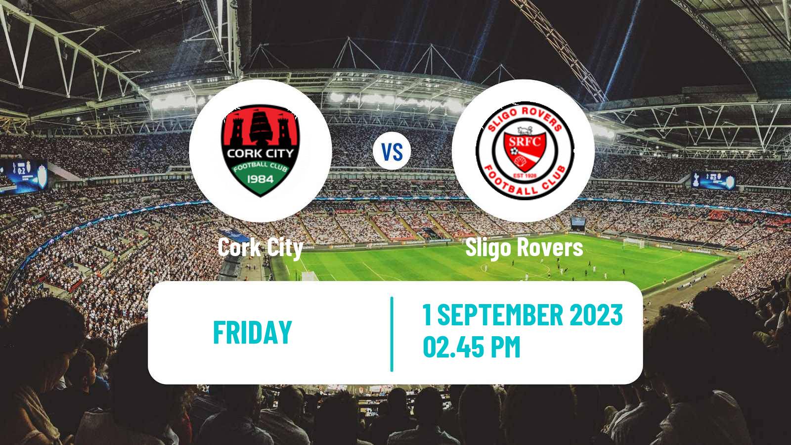 Soccer Irish Premier Division Cork City - Sligo Rovers