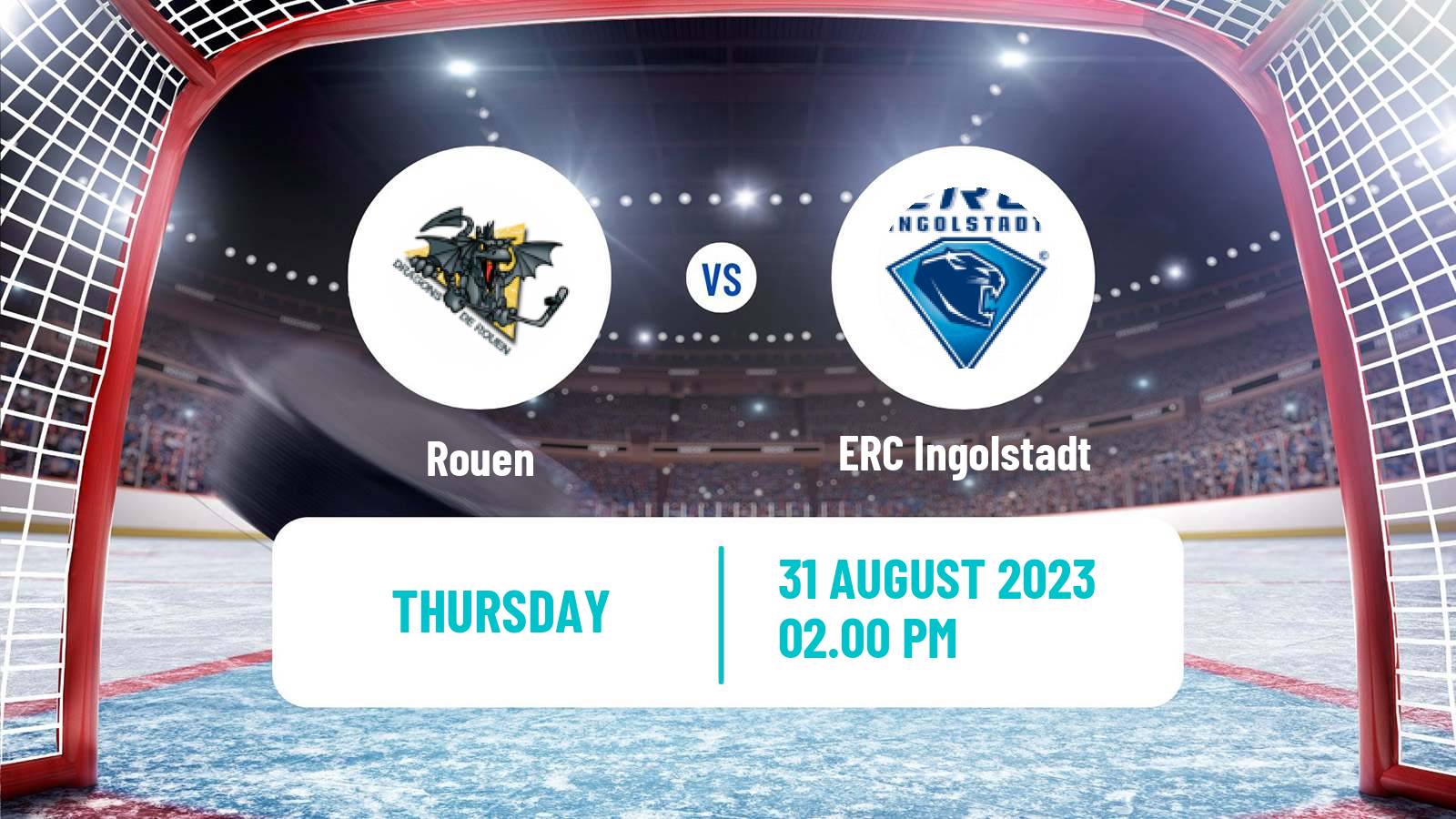 Hockey Champions League Ice Hockey Rouen - ERC Ingolstadt