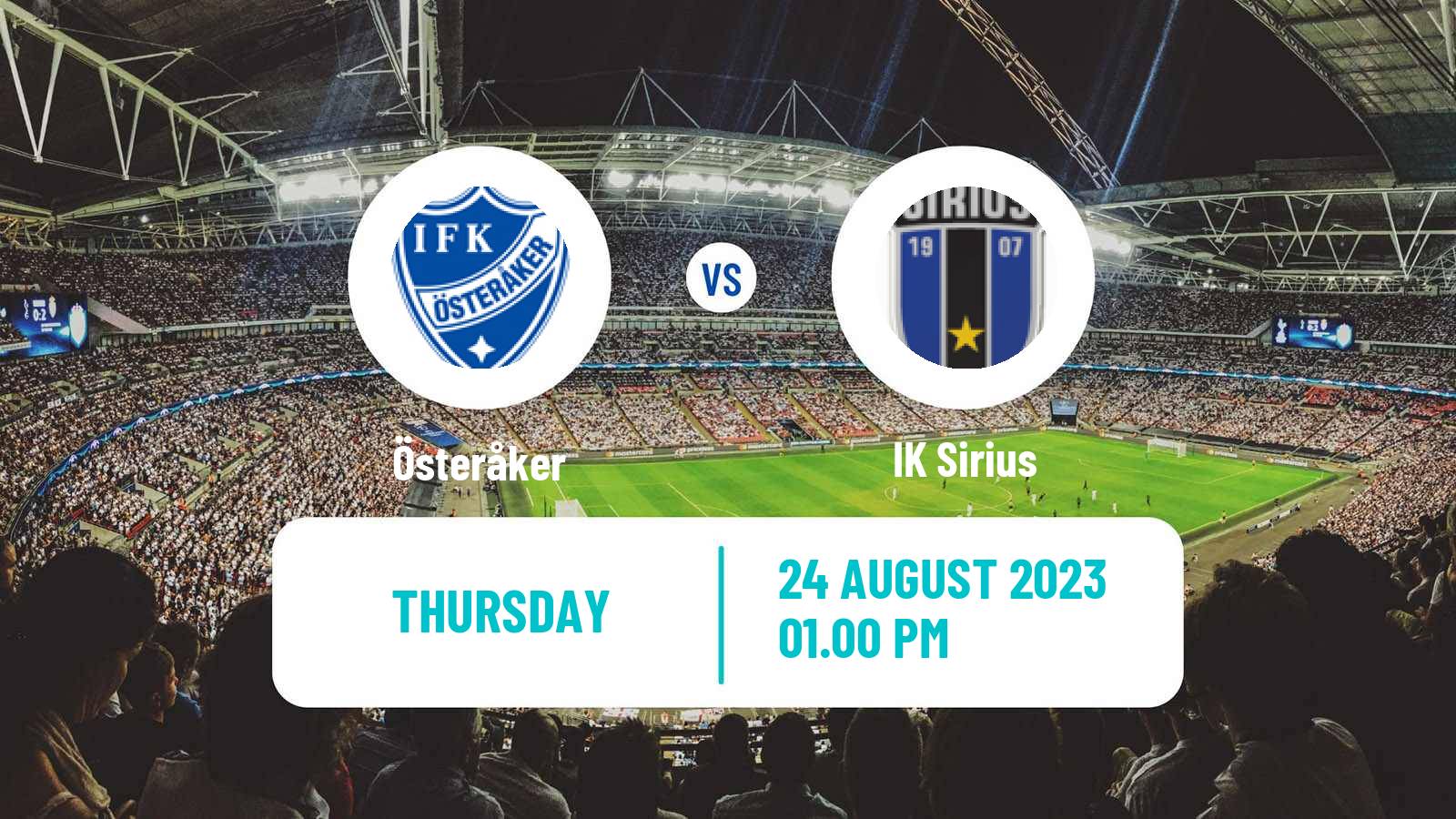 Soccer Svenska Cupen Österåker - Sirius