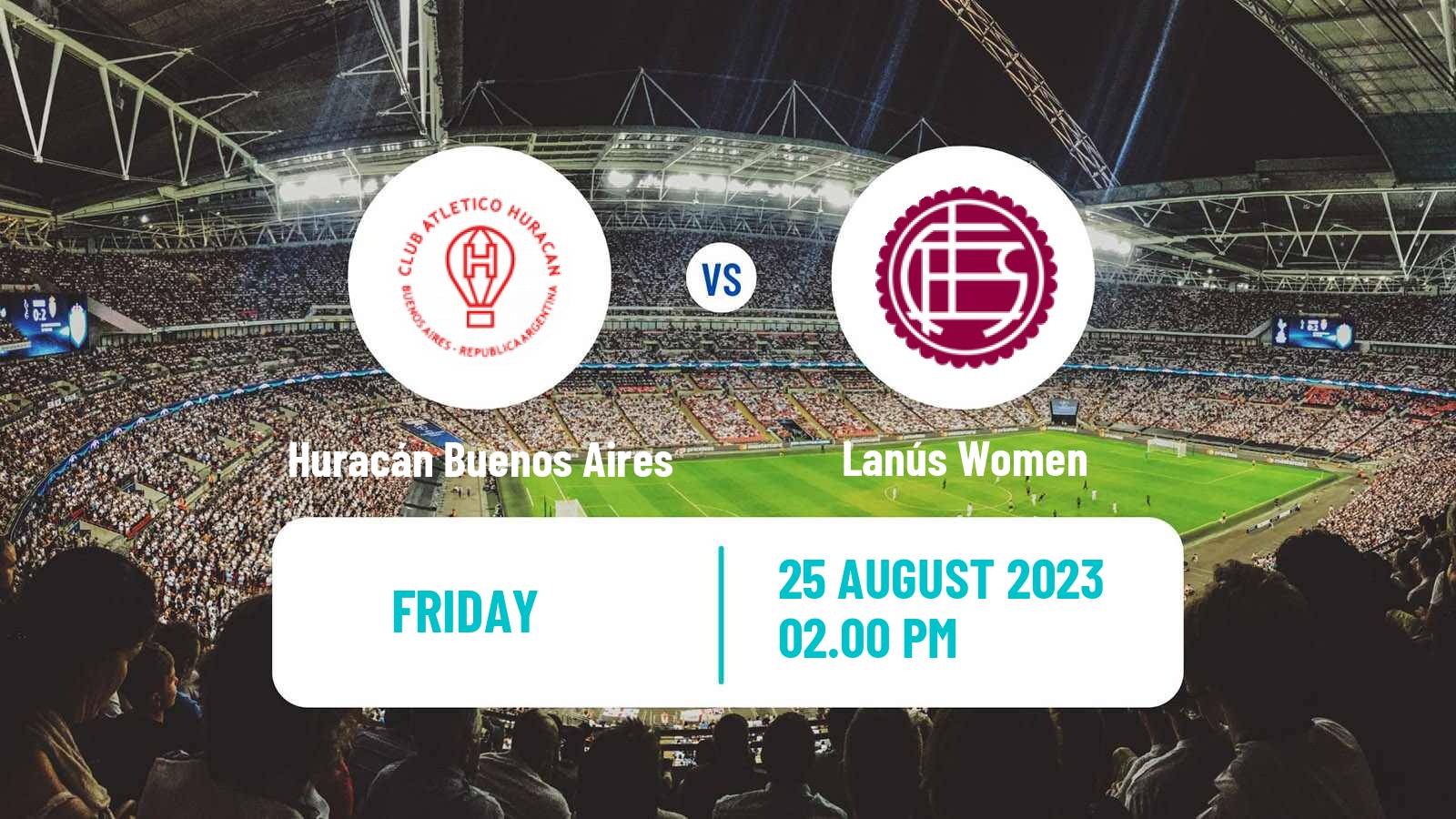 Soccer Argentinian Primera A Women Huracán Buenos Aires - Lanús