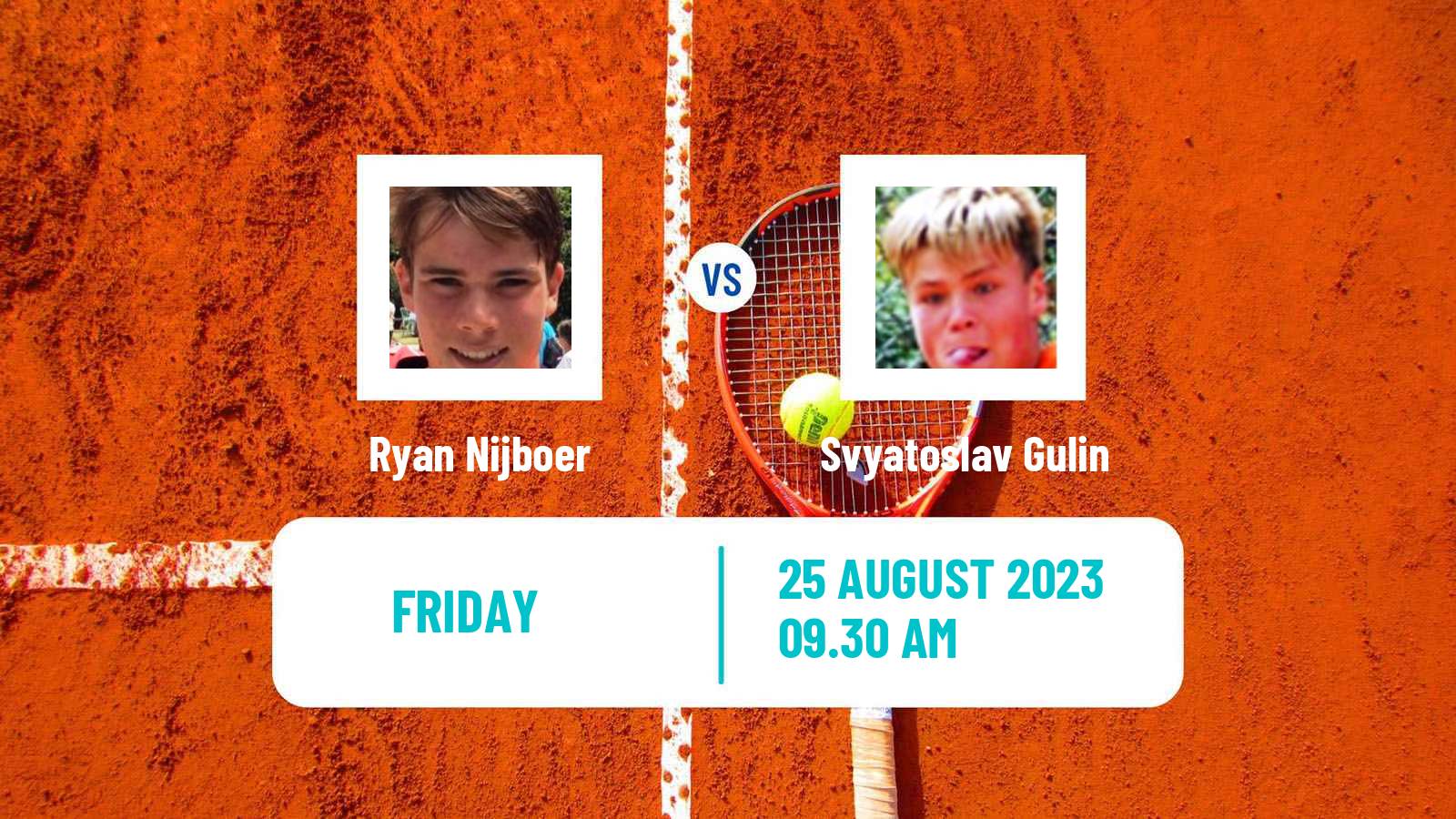 Tennis ITF M25 Santander Men Ryan Nijboer - Svyatoslav Gulin