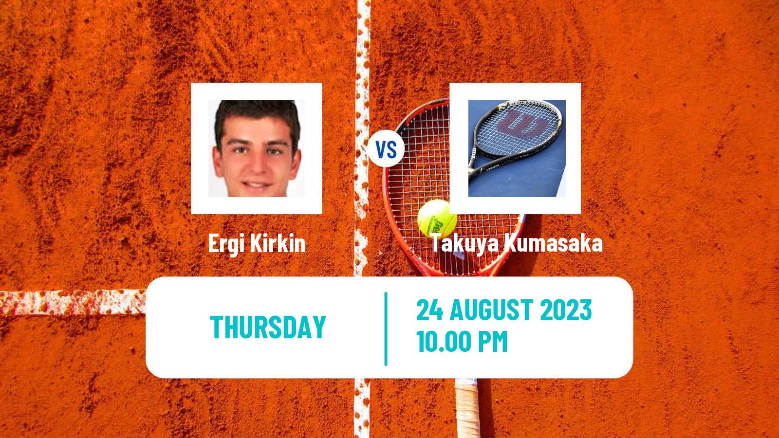 Tennis ITF M25 Tainan 2 Men Ergi Kirkin - Takuya Kumasaka