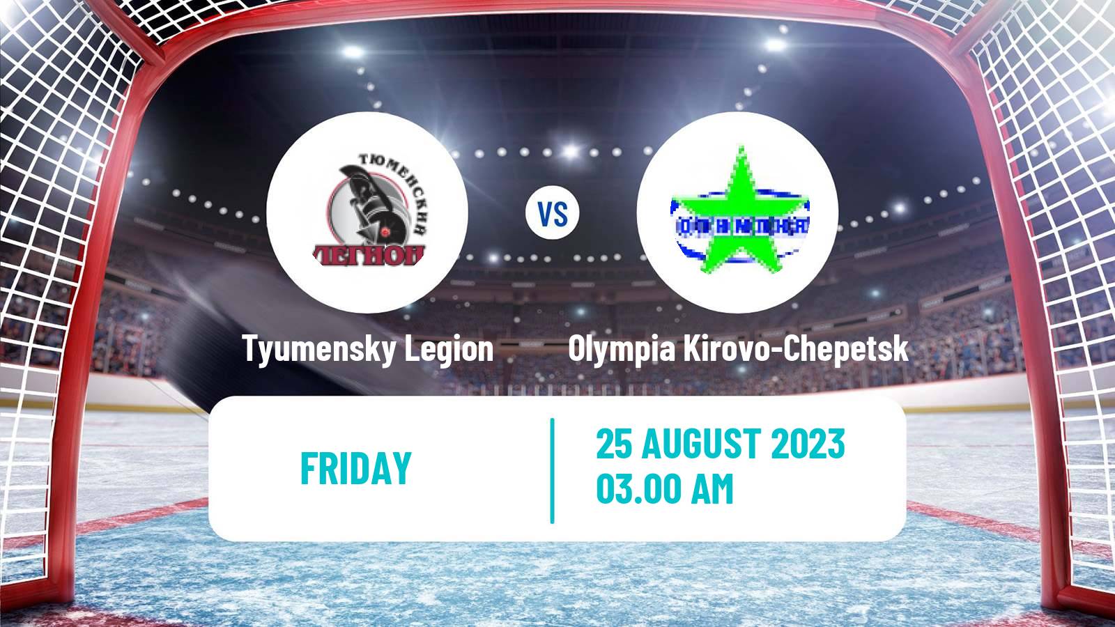 Hockey Club Friendly Ice Hockey Tyumensky Legion - Olympia Kirovo-Chepetsk