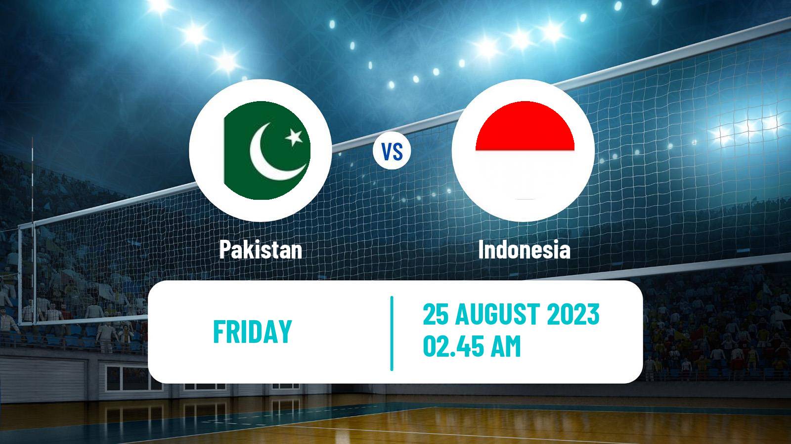 Volleyball Asian Championship Volleyball Pakistan - Indonesia