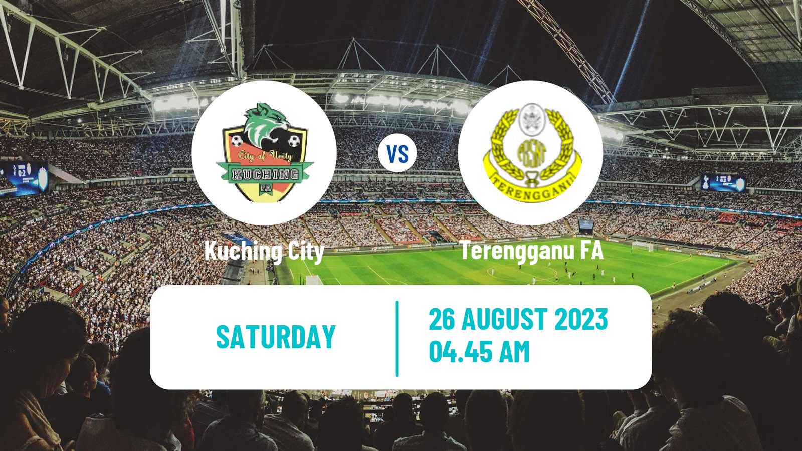 Soccer Malaysian Super League Kuching City - Terengganu FA
