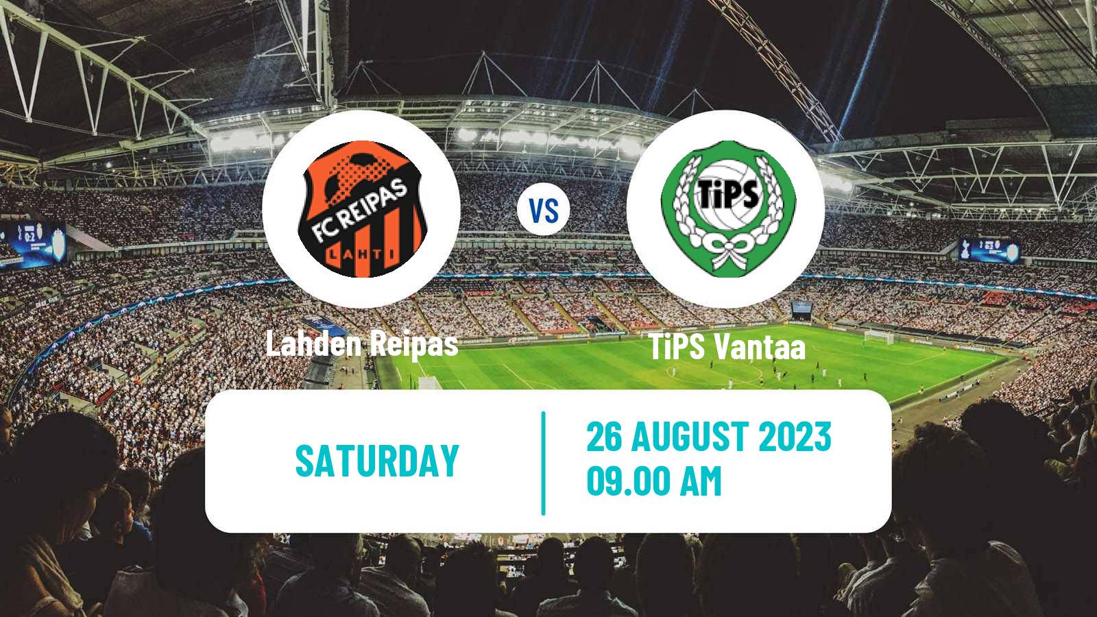 Soccer Finnish Kakkonen Group A Lahden Reipas - TiPS Vantaa