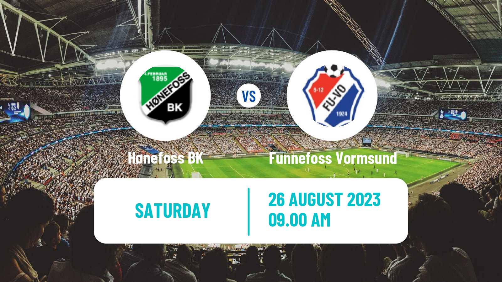 Soccer Norwegian Division 3 - Group 2 Hønefoss - Funnefoss Vormsund