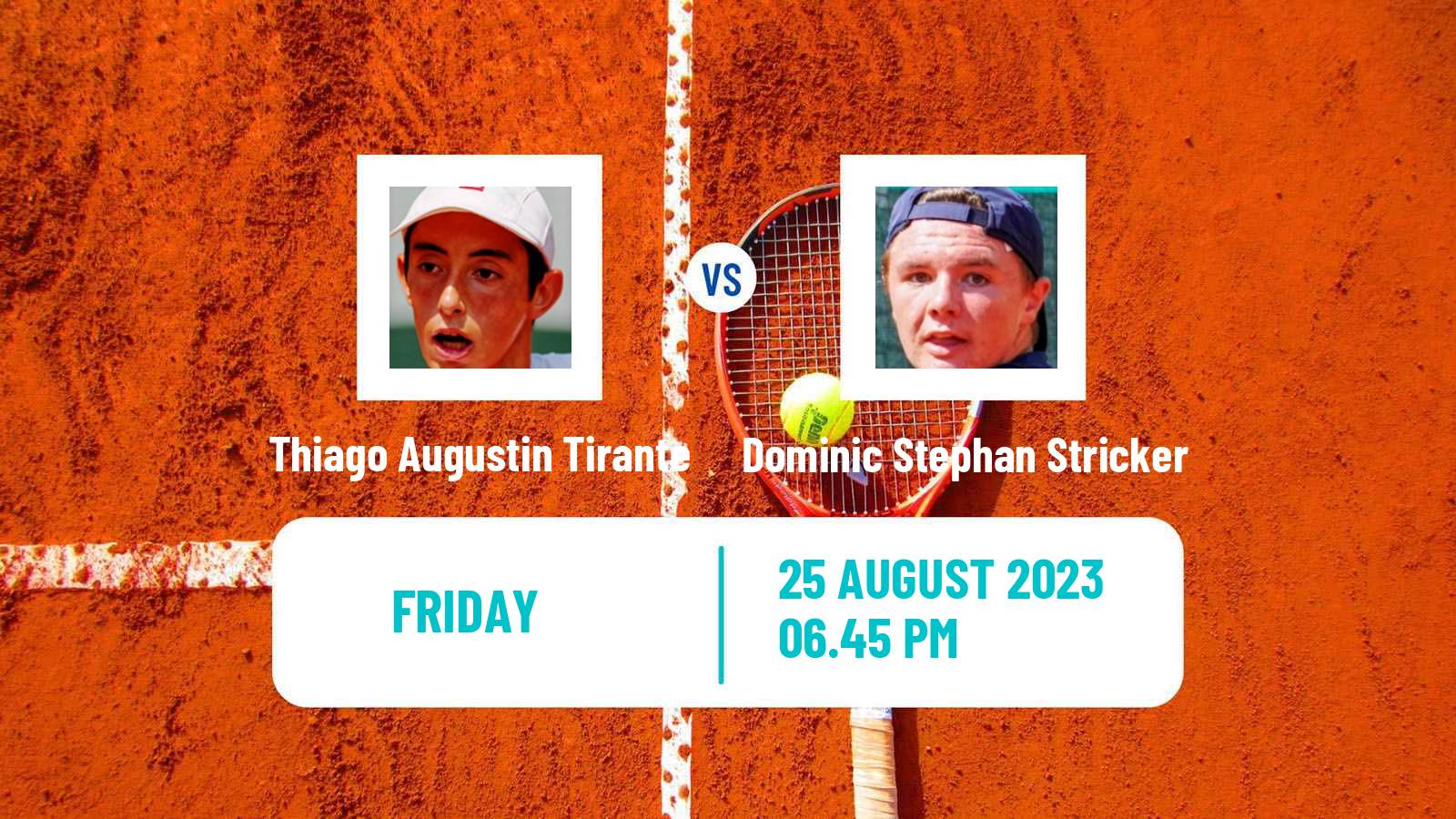 Tennis ATP US Open Thiago Augustin Tirante - Dominic Stephan Stricker