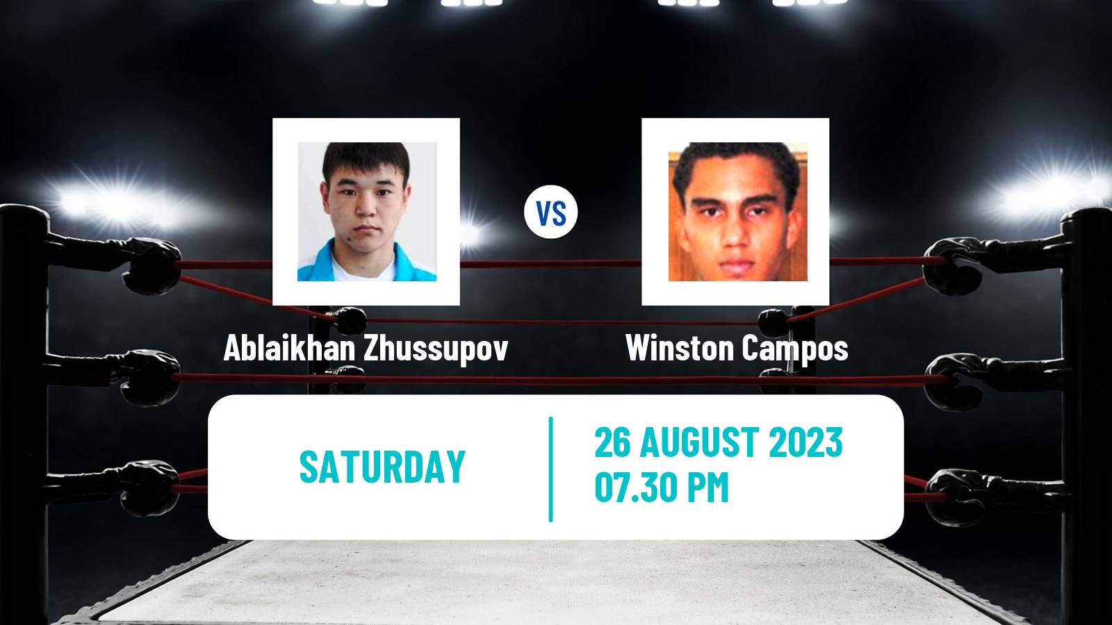 Boxing Welterweight Others Matches Men Ablaikhan Zhussupov - Winston Campos