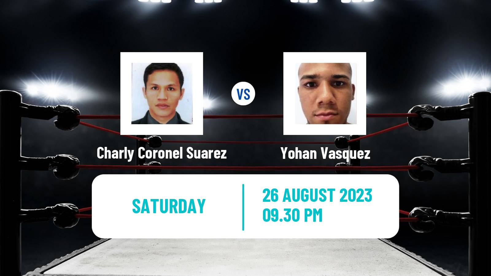 Boxing Super Featherweight Others Matches Men Charly Coronel Suarez - Yohan Vasquez
