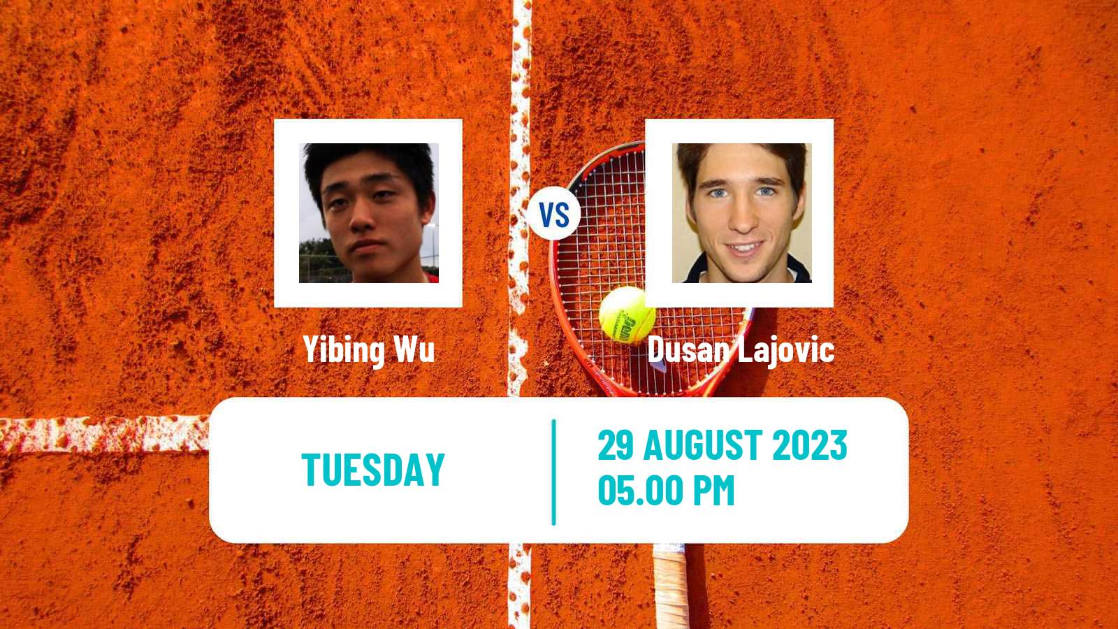 Tennis ATP US Open Yibing Wu - Dusan Lajovic