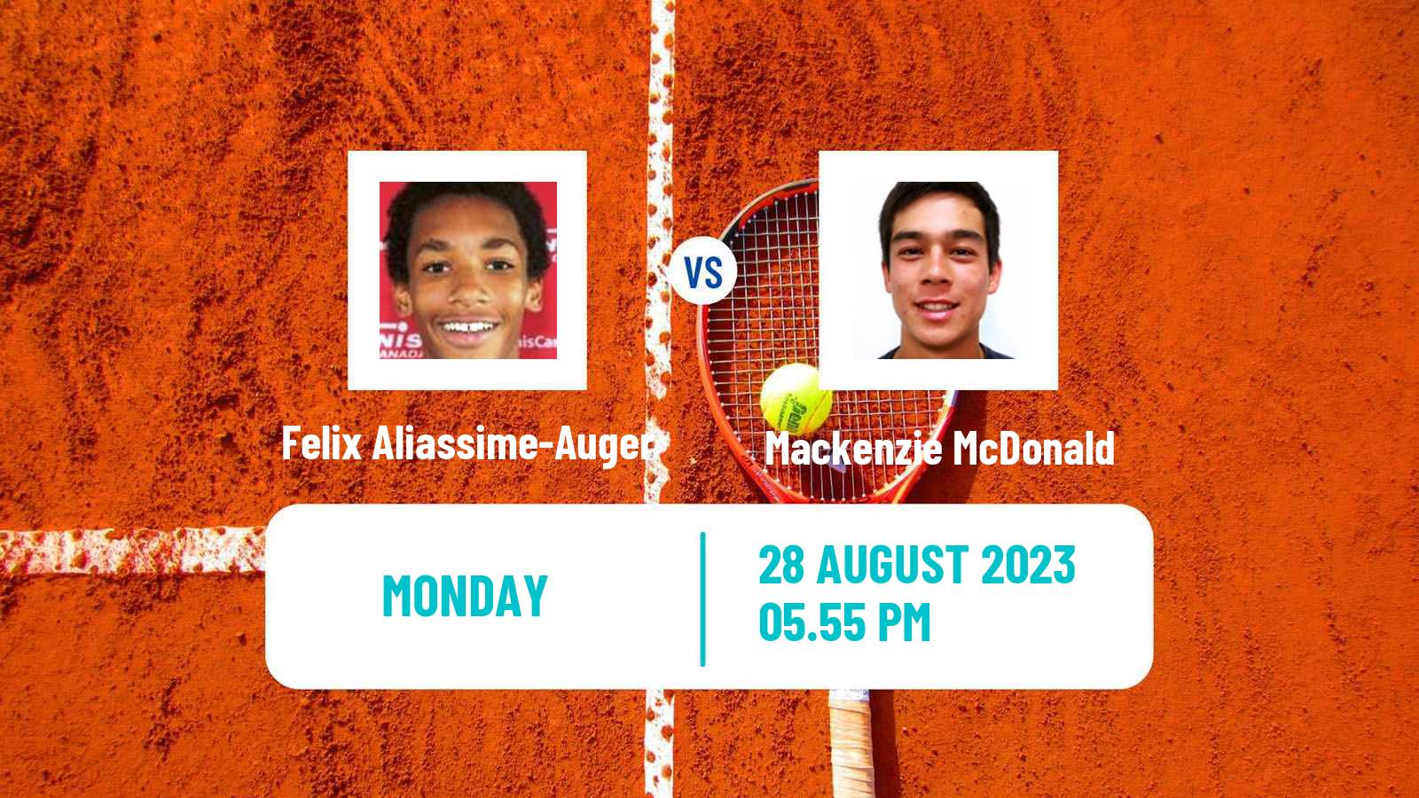 Tennis ATP US Open Felix Aliassime-Auger - Mackenzie McDonald