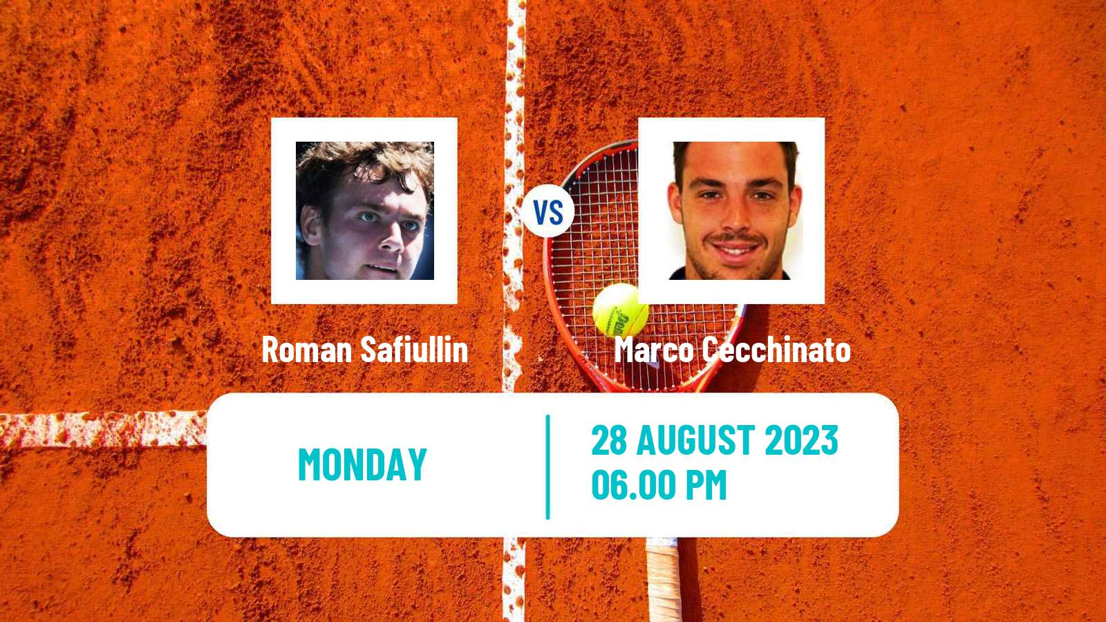 Tennis ATP US Open Roman Safiullin - Marco Cecchinato