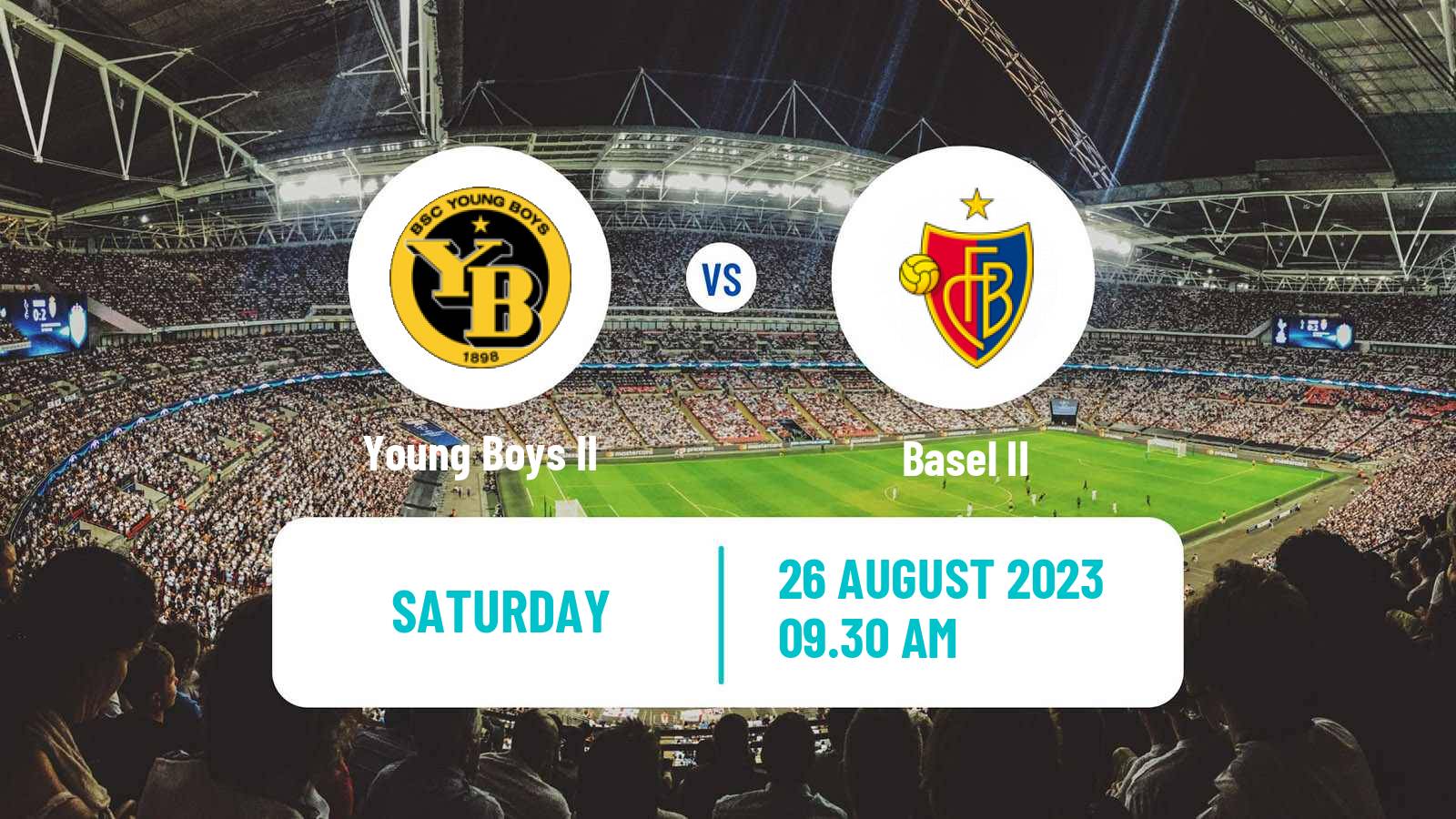 Soccer Swiss Promotion League Young Boys II - Basel II